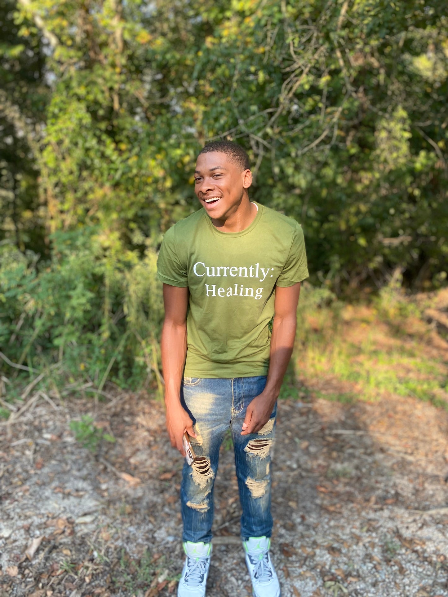 Currently Healing Tee (Olive)