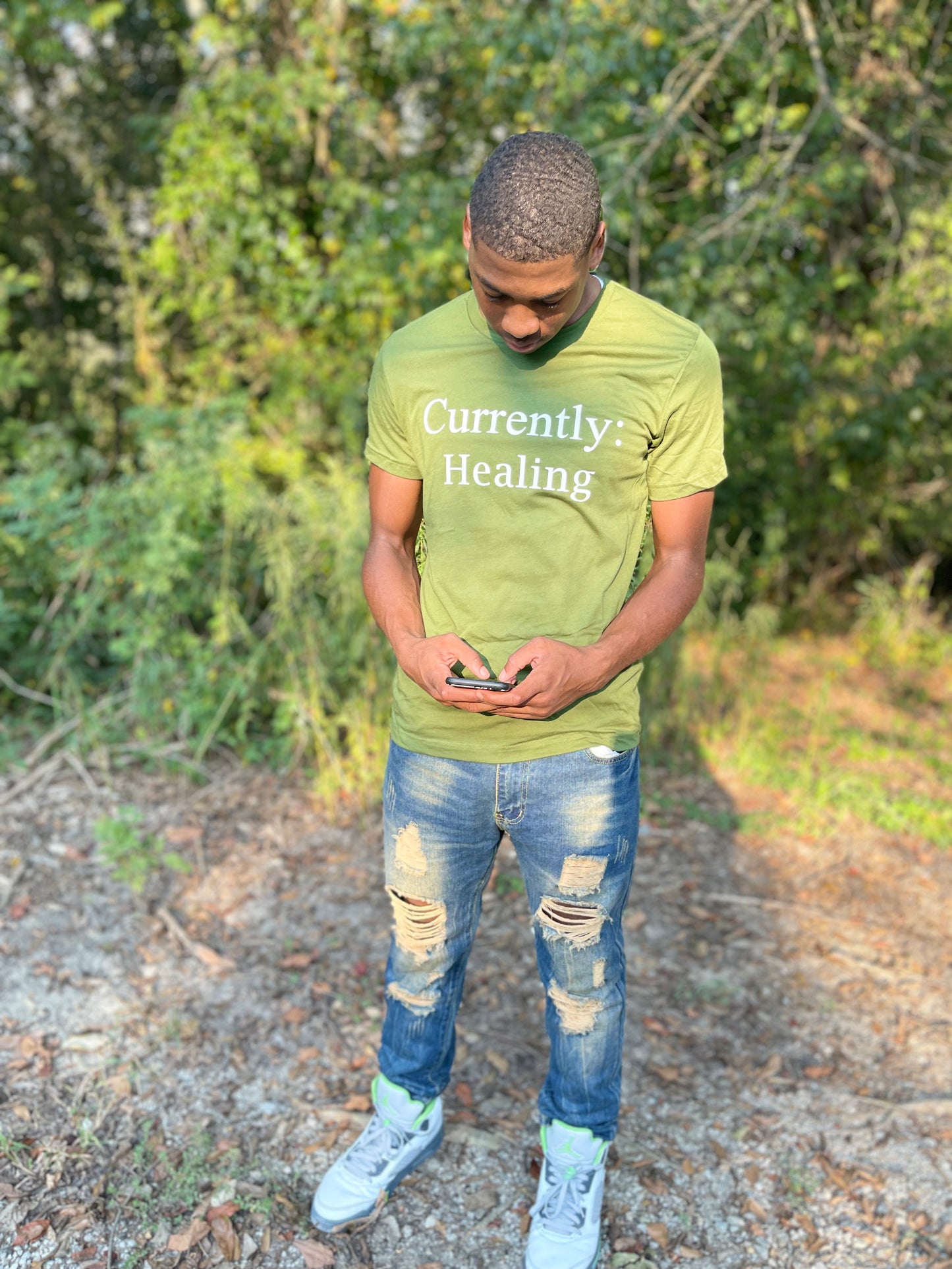 Currently Healing Tee (Olive)