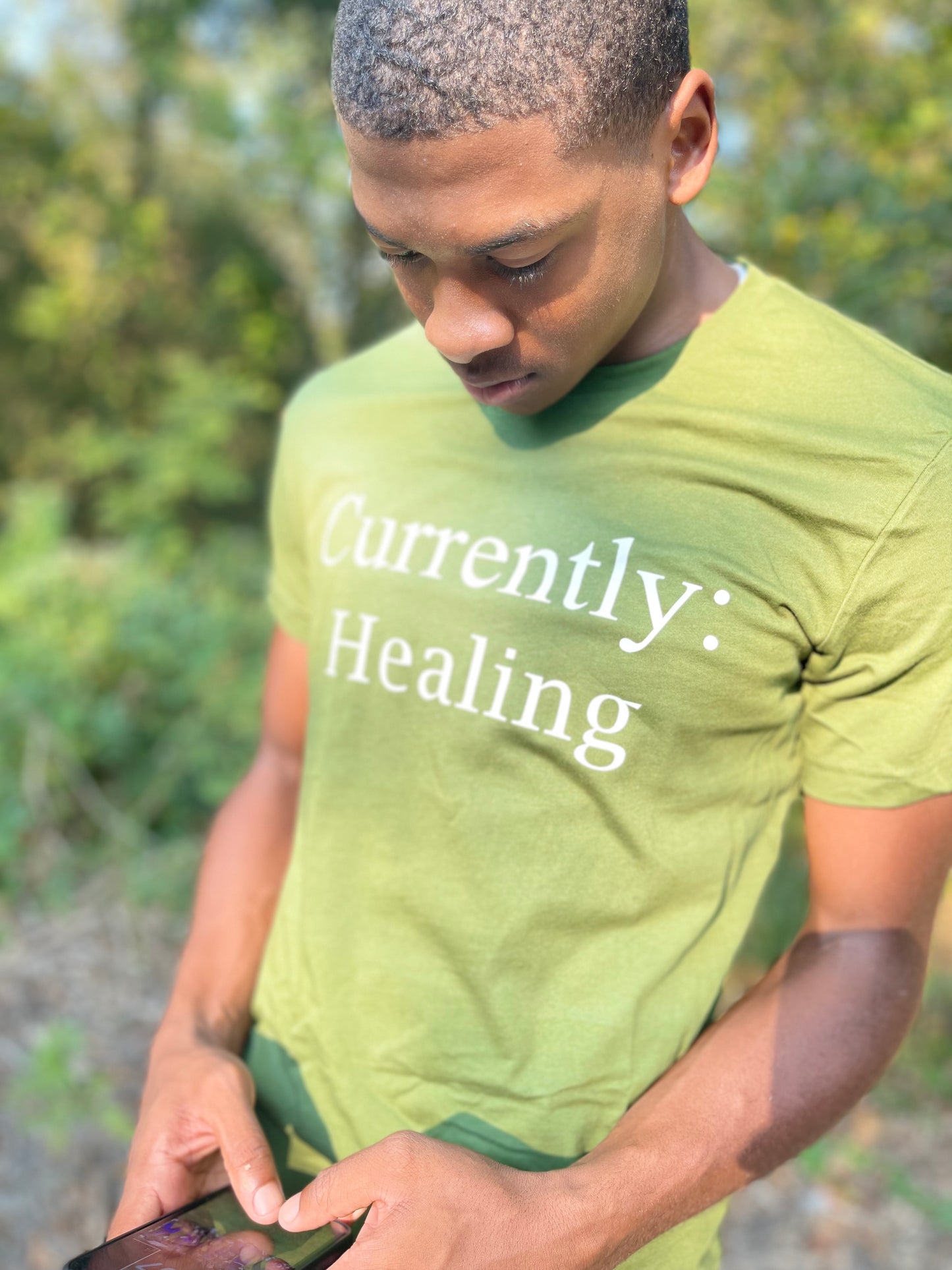 Currently Healing Tee (Olive)